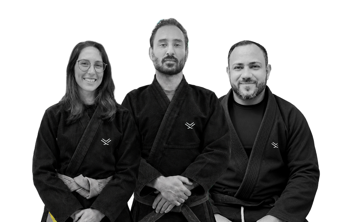 Equipe de professores da VYNKOR Jiu-Jítsu em Porto Alegre